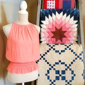 Catherine Malandrino Sleeveless Silky Blouse Top NWT